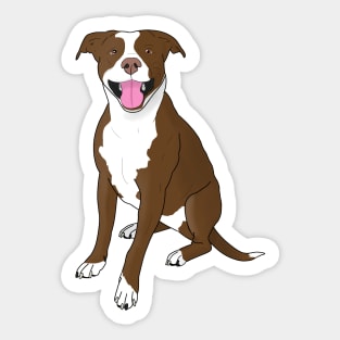 Pit bull Sticker